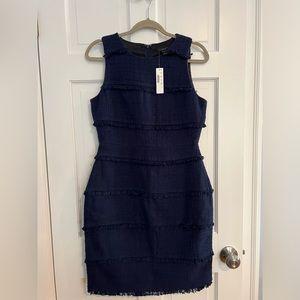 J. Crew navy sleeveless dress - lined